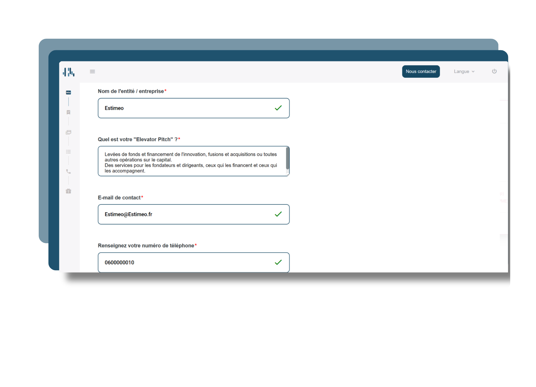 plateforme estimeo questionnaire